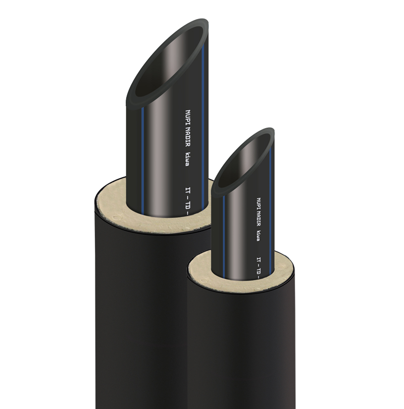 Tubería preaislada de polietileno de alta densidad PE100 Elofit All-Pro, para refrigeración y frío industrial